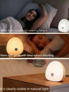 LED White Noise Desk Lamp, RGB Sleep Sound Night Light, USB Charging, Natural Soothing White Noise Generator, Color Changing, Sleep Timer, Perfect For Improving Sleep And Relaxation, Bedroom Lighting, Ambient Lighting, Holiday Gift - Multicolor - View 6
