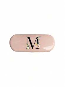 Hard Eyeglass Case With A-Z Letter & Pink Daisy Flower Print, Portable Protective Eyewear Case, Waterproof Dustproof Glasses Storage Box, Suitable For Students Daily Use, Mother's Day Gift, Fits Regular Glasses And Fashion Glasses - Multicolor - View 27