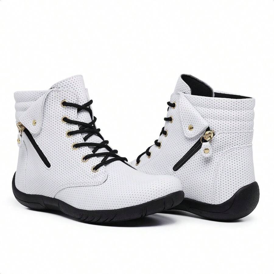 Women's Ankle Boot, Lightweight And Durable - Blanco - Ver 1