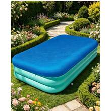 Lona de Proteção para Piscina Inflável, Tapete de Cobertura de Piscina - A - Visão 7