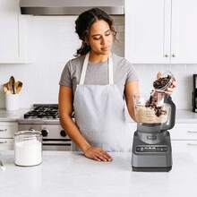 Certified Refurbished Ninja BN601 Professional Plus Food Processor 1000-Peak-Watts With Auto-IQ Preset Programs Chop Puree Dough Slice Shred With A 9-Cup Capacity And A Silver Stainless Finish (Renewed) - Xem 1