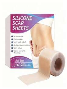 Miếng dán trị sẹo silicon (3/2/1 miếng), phù hợp với mọi loại da, có thể tái sử dụng, dùng trong chuyên nghiệp. - Nhiều màu - Xem 4