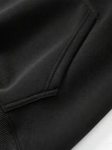 I'm Not Clumsy, It's Just That The Floor Hates Me. Funny Slogan T-Shirts, Hooded Sweatshirts, Seasonal Hoodies, Fitness Apparel, Machine Washable, Avant-Garde Style Lovers, Graduation Season, Romantic Dates, Machine Washable Care, Elegant Fleece Hoodies - màu đen - Xem 4