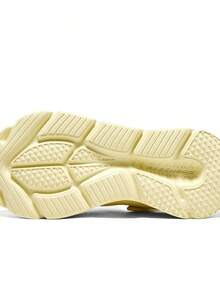 Skechers 女士夏季透气厚底防滑闭趾沙滩凉鞋 - 黃色 - 查看 8