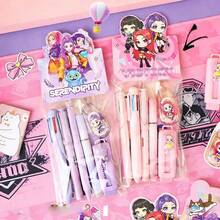 Bộ văn phòng phẩm K-Pop D-Emon Hunter chất lượng cao, thiết thực, thích hợp làm quà tặng trong các bữa tiệc khen thưởng, đồ dùng học tập, kiểu dáng ngẫu nhiên. - Nhiều màu - Xem 5