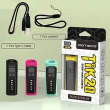 1pc Portable Mini Soldering Iron, LED Digital Display Threaded Electric Soldering Iron, 510 Threaded Interface, Mini Soldering Iron Kit With Display, 400mAh Battery Pack With Adjustable Voltage, Type-C Charging Cable, Fast Heating, With Lanyard For Easy Storage, Compatible With Heating Tips, Suitable For Smartphone, Computer, Camera, Circuit Board Repair, DIY Projects And Electronics Maintenance - Multicolor - View 1