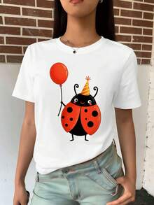 Women T-Shirts - White - View 2