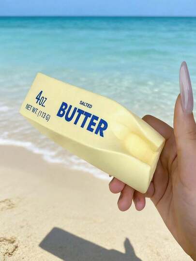 1pc Butter Squishy Toy, Yellow Cream Stick Soft Toy With Cream Scent - Good For Play And Stress Relief Toys Sensory Fidget Toys Goody Bag Party Favors Pinata Filler Carnival Stocking Stuffers Birthday Gifts Mother's Day Graduation