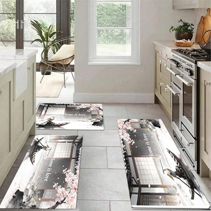 This Non-Slip Durable And Beautiful Floor Mat Is Suitable For Use In Living Rooms Doorways And Rooms With Exquisite Printed Patterns It Is Easy To Clean Looks Great And Can Be Given As A Gift On - White 1pc - View 1
