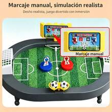 Juego de mesa de fútbol magnético doble, juego de mesa de inteligencia infantil - Negro - Ver 11