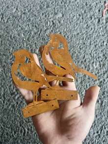 2 Peças Decoração de Pássaro de Ferro Vintage, Decoração de Cerca de Jardim de Metal Rústico, Decoração de Parede de Pássaro para Exteriores, Decoração de Pátio de Metal, Escultura de Artesanato de Metal, Escultura e Arte de Jardim, Decoração de Cerca Externa, Decoração de Jardim Rústico, Arte e Decoração Externa de Grande Porte, Decoração de Jardim, Decoração de Casa, Presente para Ela, Presente para Ele, Presente para Mãe, Presente para Pai, Presente para Avó, Presente para Avô - multicolorido - Visão 10