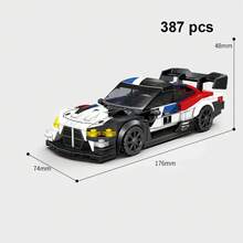 Coche técnico ciudad velocidad coche de carreras bloques de construcción coche deportivo garaje Carro Rennau Voiture MOC vehículo creativo juguetes - 714022 sin caja - Ver 18
