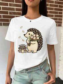 Women T-Shirts - White - View 2