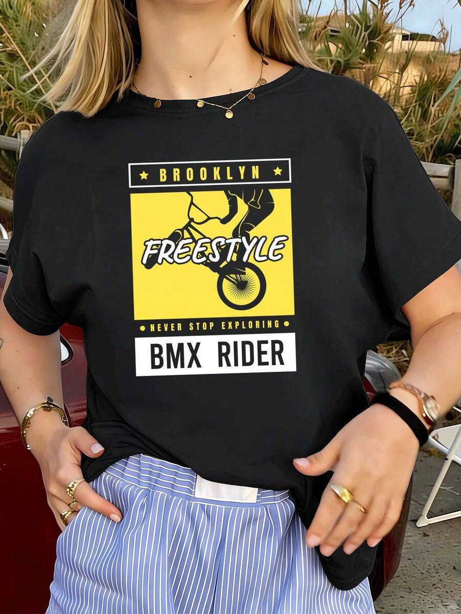 Women T-Shirts - Black - View 1