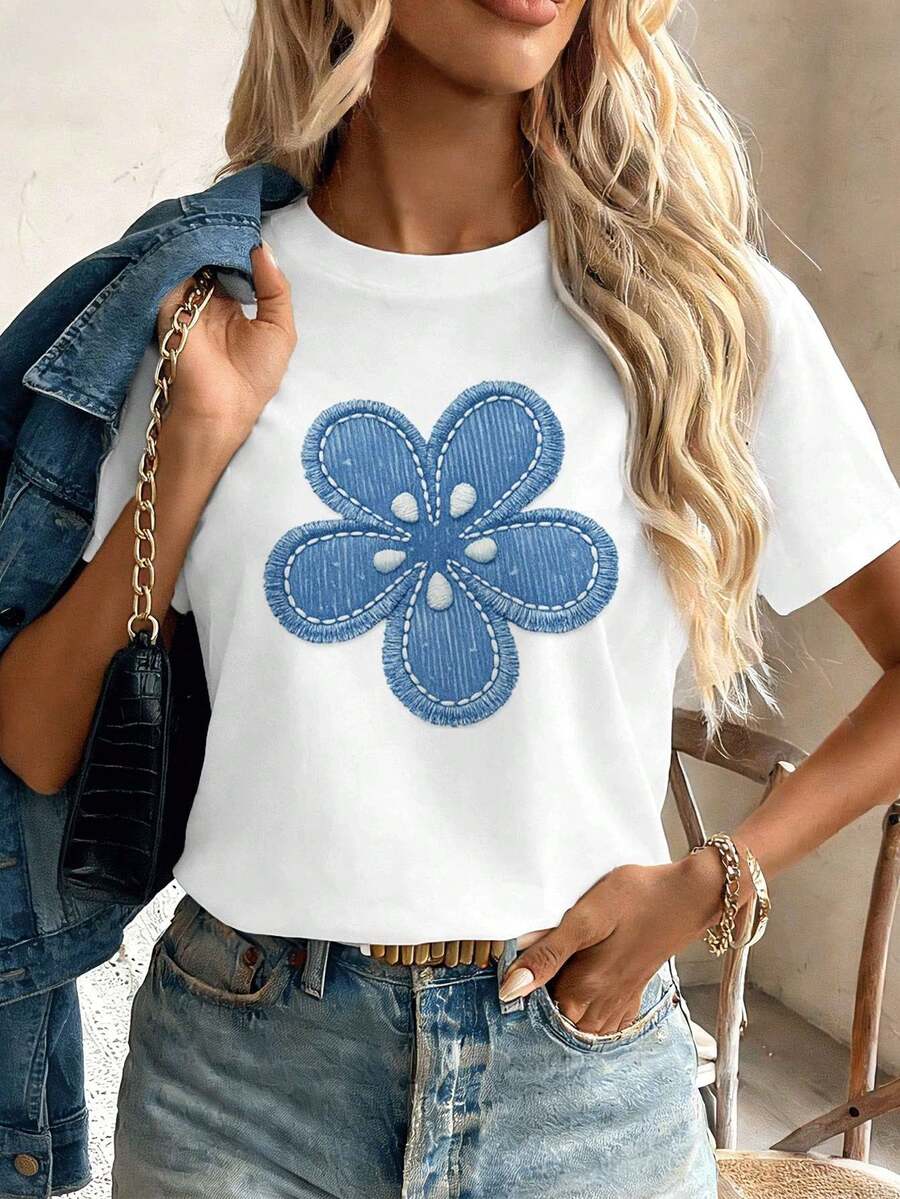 Women T-Shirts - White - View 1