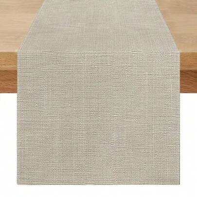 1 chiếc khăn trải bàn màu be hiện đại tối giản, chất liệu polyester dệt, chống thấm nước, chống nhăn, hình chữ nhật, trang trí bàn ăn, thích hợp cho các dịp lễ, tiệc tùng và sử dụng hàng ngày.