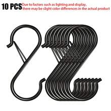 2/6/10pcs S-Shaped Hooks, 3.5 Inch Thick Metal S Hooks With Rings, Suitable For Hanging Plants, Clothes Hangers, Kitchen Utensils, Pots And Pans, Bags, Cups, Wedding Decorations, Flower Pots, Balcony, Curtains And Shower Curtains - Multicolor - View 19