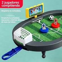Juego de mesa de fútbol magnético doble, juego de mesa de inteligencia infantil - Negro - Ver 5