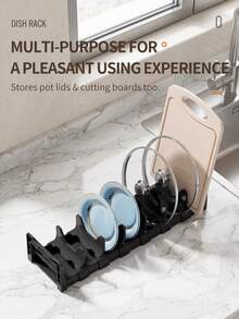Adjustable Dish Drying Rack For Kitchen, Suitable For Cabinet Drawers, Countertops And Drawers To Store Bowls, Plates And Kitchenware - View 3
