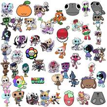 55 piezas Pegatinas de dibujos animados del mundo dandy, pegatinas decorativas creativas y lindas para teléfono, adecuadas para niños y niñas - Multicolor - Ver 4