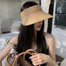 户外遮阳帽，女士可折叠宽檐防晒帽，适合旅行、海滩、夏季 - 帽子 - 查看 4