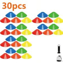 Competitive Sports Training Marker Discs, Lightweight And Durable Obstacle Courses, Soccer And Basketball Footwork Agility Training Marker Discs, Outdoor Training Aids. - MultiWarna - View 10