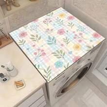 1 tấm lót họa tiết dây hoa cúc xanh trắng, tạo không khí ấm cúng cho gia đình, chất liệu đất tảo cát, chống trơn trượt, thích hợp dùng làm tấm phủ máy giặt, tấm phủ máy sấy, thảm lót máy pha cà phê, thảm lót quầy bếp, thảm đa năng dùng trong gia đình. - Dây hoa cúc xanh trắng - Xem 13