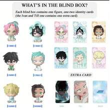 Figuras misteriosas de la serie Alien Stage Blind Box, muñecas coleccionables lindas de los personajes de anime Ivan, Till, Luka, Hyuna, Mizi y Sua - Multicolor - Ver 3