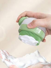 1 chiếc bàn chải tắm thú cưng 2 trong 1 tích hợp bình đựng dầu gội, bàn chải mềm mại massage giúp làm sạch lông cho chó và mèo. - Nhiều màu - Xem 8