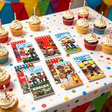 Roblox 10个/套像素风便签本 - 学校及办公礼盒 | 派对礼品批发、生日礼物及办公用品、小礼品袋填充物、办公用品、礼品、装饰品，10种款式 - 家庭活动及派对用品、派对礼品、多件装派对礼品包 - Roblo 男孩 筆記本 - 查看 6