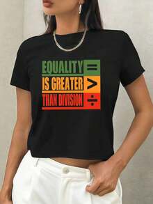 Women T-Shirts - Black - View 1