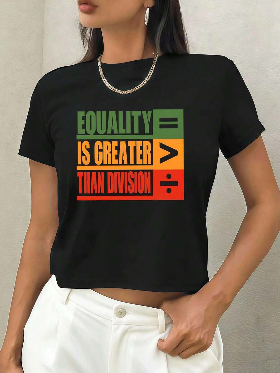Women T-Shirts - Black - View 1