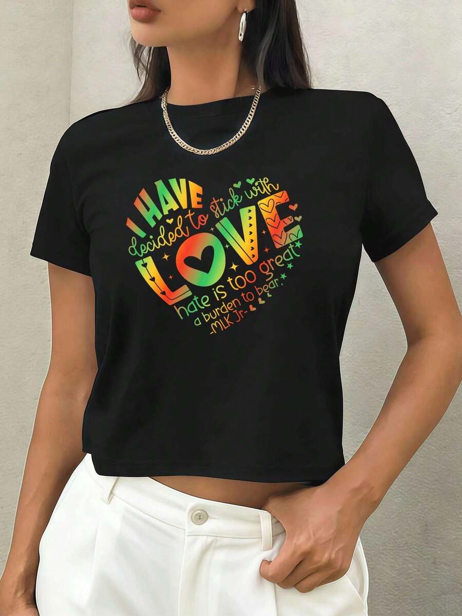 Women T-Shirts - Black - View 1