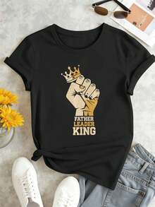 Women T-Shirts - Black - View 2