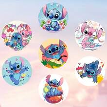 500 miếng/cuộn Hình dán hoạt hình Stitch và Thiên thần, Đồ chơi trẻ em, Nhãn trang trí sổ lưu niệm, Cuộn hình dán Stitch, 500 hình dán tròn, Hình dán hoạt hình 25mm, Hình dán Lilo & Stitch, Hình dán Stitch & Thiên thần dễ thương, Nhãn tự dính, Hình dán khen thưởng trẻ em, Đồ dùng cho giáo viên trong lớp học, Quà tặng tiệc tùng, Trang trí tiệc sinh nhật, Hình dán chai nước và sổ tay, Hình dán vinyl chống thấm nước, Đồ thủ công DIY sổ lưu niệm, Hình dán sổ kế hoạch và nhật ký - Khâu - Xem 6