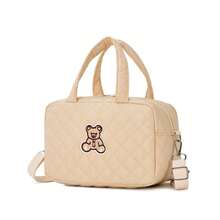 1 pieza Bolso de mamá estilo INS, pequeño bolso de mano con asa de hombro y bandolera, bolso de maternidad con bordado de moda, adecuado para todas las estaciones - Multicolor - Ver 13