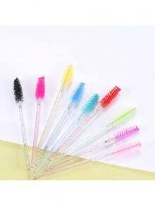 Bộ 50 cọ chuốt mascara dùng một lần, thích hợp cho nối mi/lông mày, cũng có thể dùng làm cọ kẻ mày, cọ tán phấn mắt, cọ xoắn ốc, v.v. - Nhiều màu - Xem 6