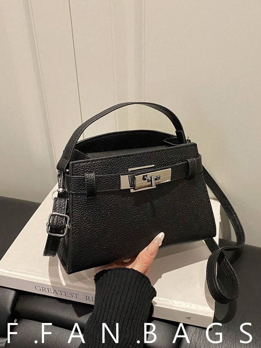 Fashionable Handbag For Women, New Arrival Shoulder Crossbody Bag, Niche Commuter Bag, Versatile Stylish - Black - View 1