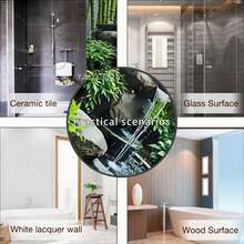 Cortina de ducha elegante con diseño de fuente de jardín, 2D, diseño de cascada y bambú, poliéster duradero, lavable a máquina, con ganchos, decoración artística para el hogar, temática de baño sereno, tela de fácil mantenimiento. - color1 - Ver 9