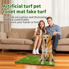 Pet Lawn Mat - Reusable, Odorless Artificial Grass, Suitable For Pet Training, Easy To Clean Pee Pad With Non-Slip Bottom, Suitable For Indoor And Outdoor Use (Multiple Sizes Available) - A - View 7