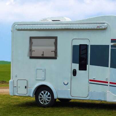 High Privacy RV Caravan Camper Van Push Out Window, Attractive Appearance RV Window,  Comfortable RV Push Out Window  For RVs, Trailers, Pickup Trucks Or Conversion , Walls With A Thickness Of 30-80m