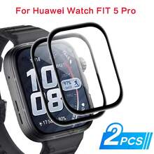 2 Stück Displayschutzfolie für Watch Fit 5/5 Pro, 3D gewölbt, ultra-klar, volle Abdeckung, Schutzfilm Zubehör aus TPU - Transparent - Übersicht 13