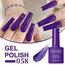 GMUME 7色套装，色号050、051、052、053、054、055、058，专业UV/LED可卸甲油胶套装，优雅薰衣草紫、芋紫、丁香紫、深紫罗兰色系，春秋系列，适合正式场合、舞会、万圣节、神秘浪漫风格。7.5毫升/0.26液盎司，正装美甲用品，含底油和面油。无异味，纯素配方，防脱落，快干。 - 紫色 - 查看 8