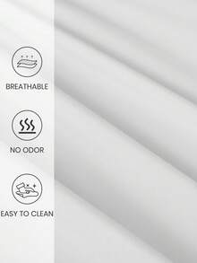 1 pieza Sábana ajustable acolchada impermeable y cómoda, ropa de cama, sábana ajustable, cubierta de colchón, suave y acogedora, protector de colchón hipoalergénico, adecuado para camas Queen, King, Twin, colchoneta y cubierta de colchón suave, a prueba de polvo, lavable a máquina - Blanco - Ver 6