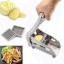 Premium Chip Cutter French Fry Cutter, Stainless Steel Potato Slicer With 2 Blade Options, Christmas Gift For Her, Stocking Filler - Default - View 2