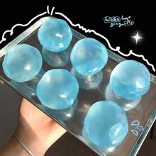 Bộ 1 quả bóng bóp giảm áp bằng dầu dừa màu xanh dương, đường kính 6cm, thích hợp trang trí nhà cửa, phòng ốc, lý tưởng làm quà tặng ngày lễ, quà tặng vui nhộn và dễ thương, quà sinh nhật, lễ Phục sinh, Halloween, Giáng sinh, quà tặng tiệc tùng, quà tặng tựu trường, quà tặng Ngày của Mẹ. - Nhiều màu - Xem 5