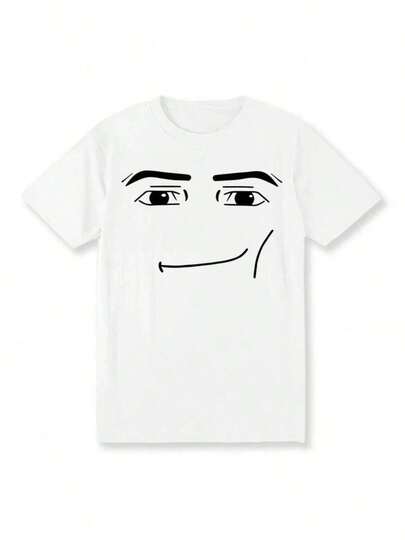 T-Shirt mit Männergesicht, lustiges T-Shirt, Geschenk für Gamer, klassische Vintage-T-Shirt-Kollektion