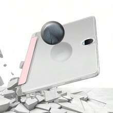 Set 3pcs (1pcs Casing Pelindung + 2pcs Pelindung Layar Kaca) Untuk Tablet , Casing Pelindung Tablet Warna Pink Muda, Casing Pelindung Tablet Akrilik Transparan Tinggi, Desain Anti-Tekuk Dengan Stand Terintegrasi, Sudut Silikon Anti-Jatuh, Cocok Untuk Honor Pad X8a, Honor Pad X9, Honor Pad V9 11.5" 2025, Honor Pad X9 Pro 2025, Honor Pad X8 Pro - Berwarna merah muda - View 6