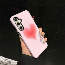 Funda para teléfono - Funda para teléfono 2 en 1 con diseño de corazón rosa, adecuada para Samsung Galaxy A57 A37 A25 A17 A16 A06 A56 A55 A54 A53 A52 A36 A35 A34 A32 A26 A23 A15 A14 A13 5G A71, resistente a impactos, duradera, a prueba de arañazos, resistente a caídas, adecuada para varios modelos de  17, 16, 15, 14, 13, 12, 11, Plus, Air, Pro, Max, Galaxy S21, S22, S23, S24, S25, S26 FE, Edge, Pus, Ultra. - Color mixto 1 - Ver 4