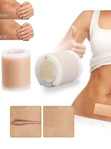 Miếng dán trị sẹo silicon (3/2/1 miếng), phù hợp với mọi loại da, có thể tái sử dụng, dùng trong chuyên nghiệp. - Nhiều màu - Xem 1